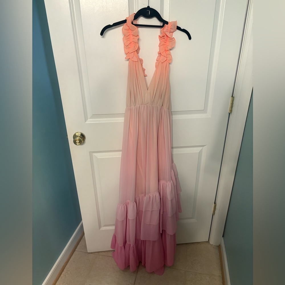 NWOT BHLDN ombré bridesmaid dress